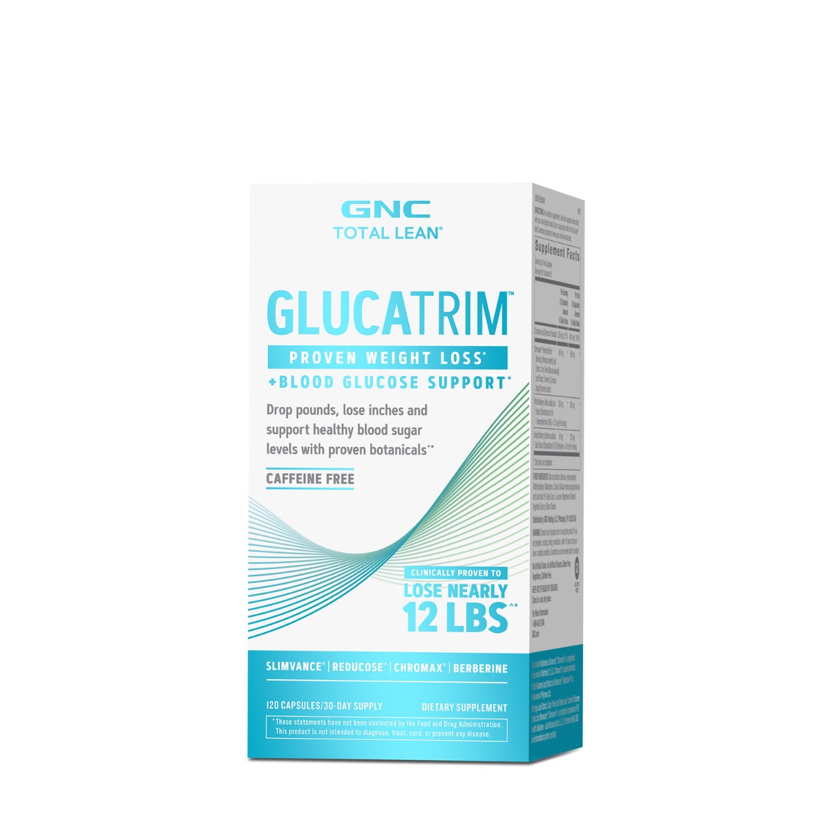Formula avansata pentru slabit Total Lean Glucatrim, 120 capsule, GNC