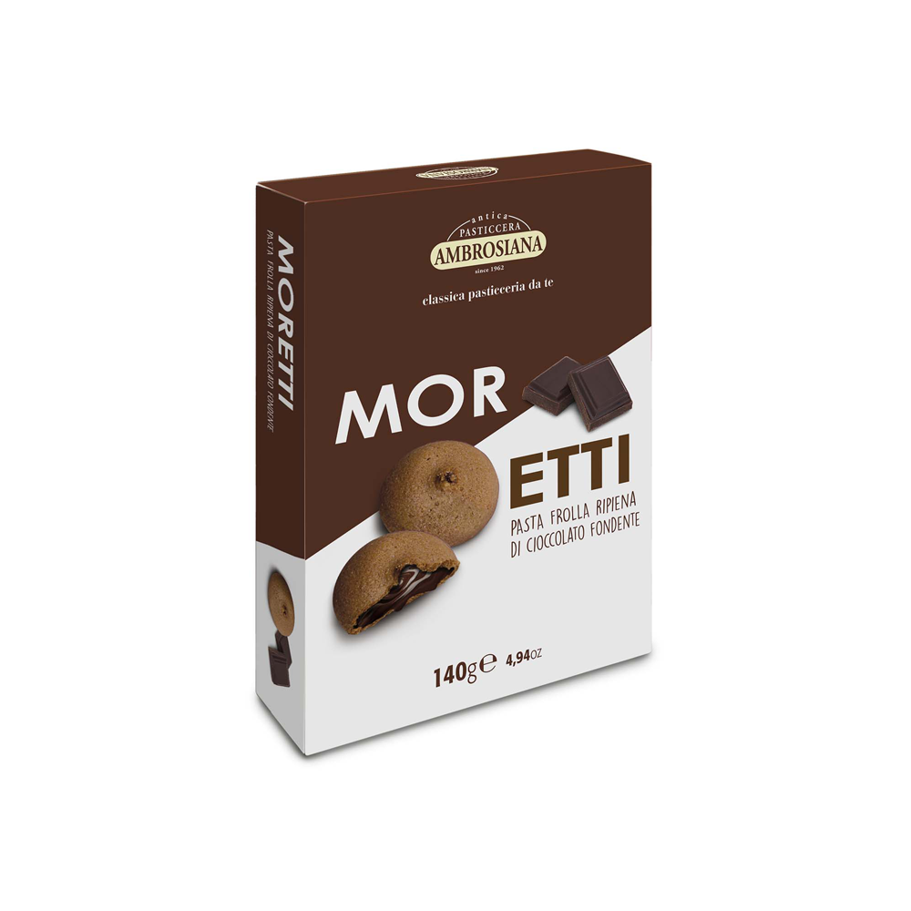 Biscuiti cu crema de cacao Moretti, 140 g, Ambrosiana