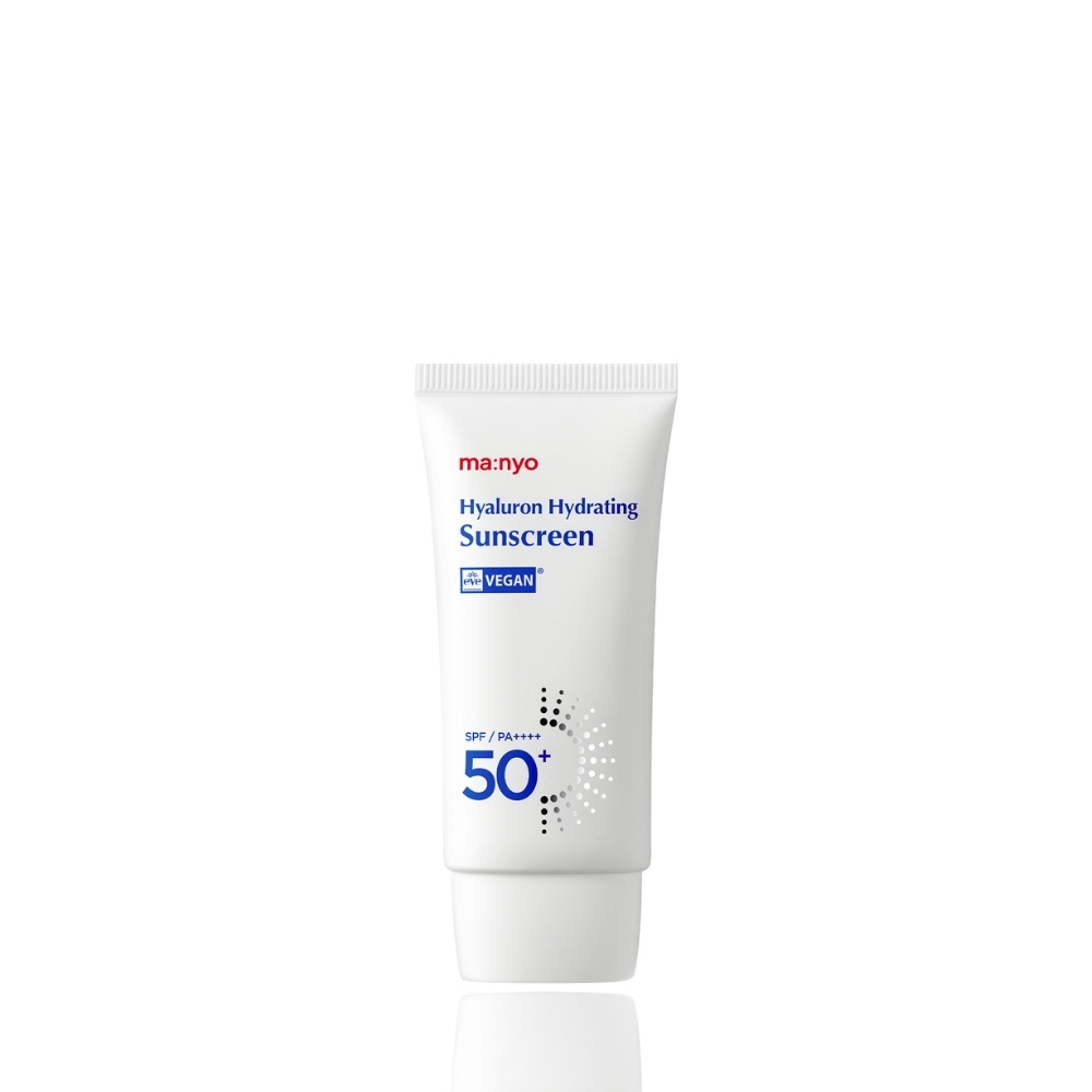 Crema de protectie solara ultra-lejera SPF50+ PA++++ Hyaluron Hydrating Sunscreen, 50 ml, Manyo