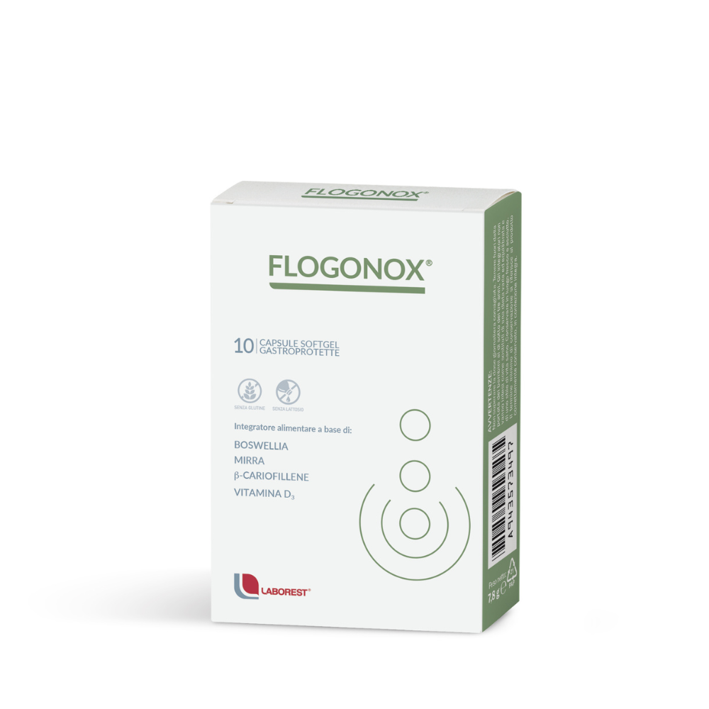 Supliment alimentar Flogonox, 10 capsule moi gastrorezistente, Laborest Italia