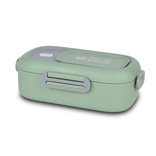 Caserola Lunchbox din otel inoxidabil We care, verde, 800, Nava