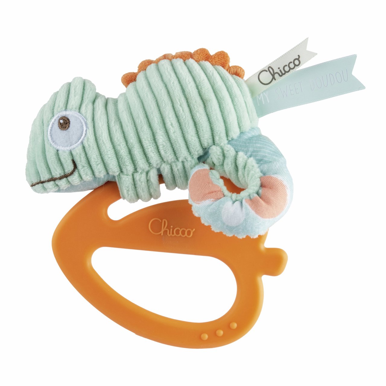 Jucarie 2 in 1 Cameleon my Sweet DouDou, + 3 luni, Chicco