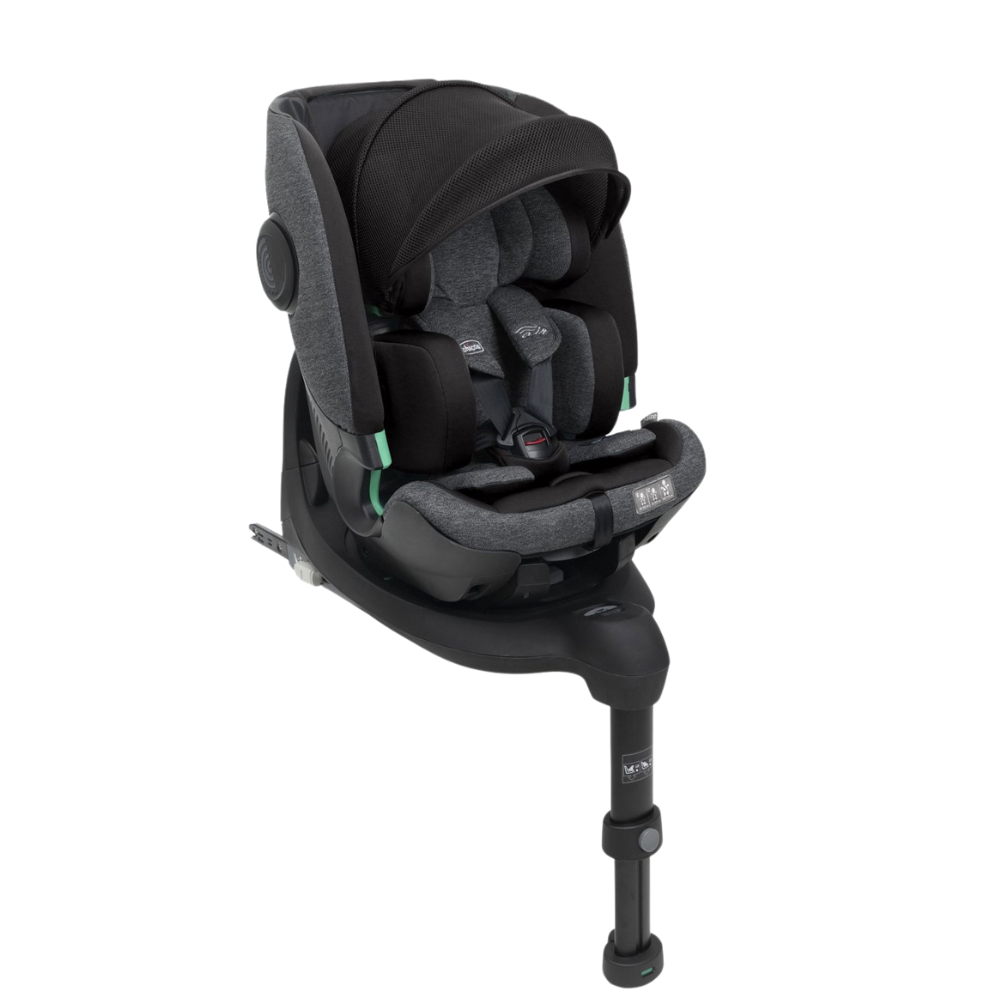 Scaun auto Bi-Seat i-Size Air cu baza Isofix,, Black Air, 40-150 cm, Chicco