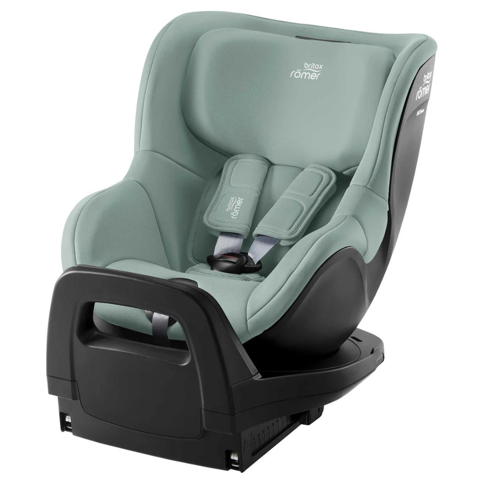 Scaun auto rotativ pentru copii cu baza inclusa Dualfix Pro M i-Size, 61-105 cm, Jade Green, Britax