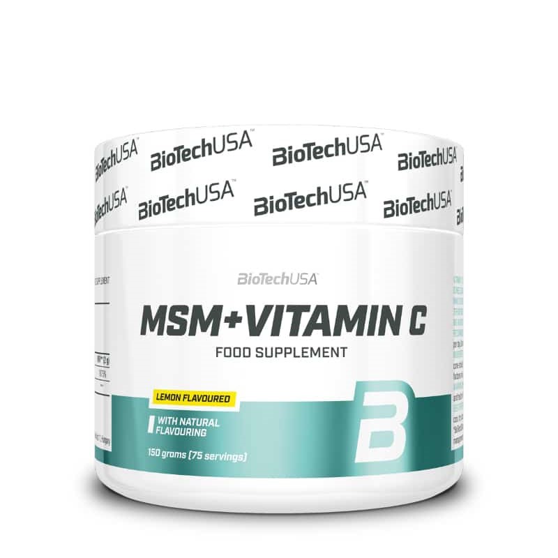 MSM cu Vitamina C, 150 g, Biotech USA