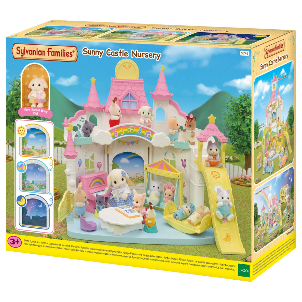 Loc de joaca Castel culori vesele Sylvanian Families, 3 ani+, Epoch