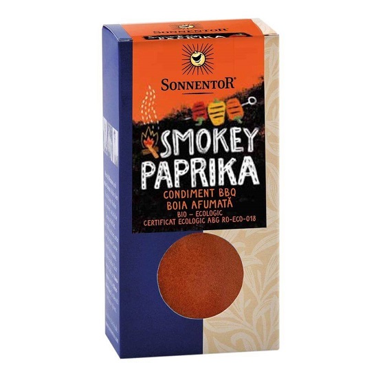 Amestec de mirodenii pentru gratar Smokey Paprika, 70 gr, Sonnentor
