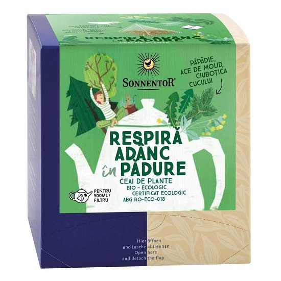 Ceai Premium, Respira Adanc in Padure, 12 doze, Sonnentor