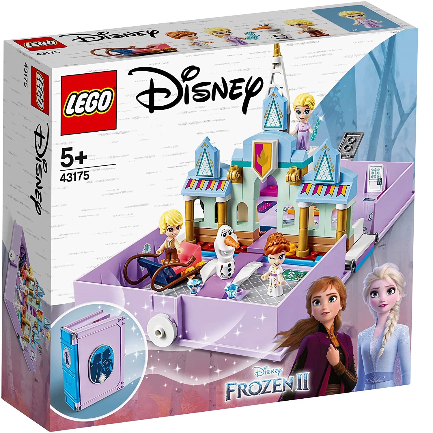 Aventuri din cartea de povesti cu Anna si Elsa Lego Disney Princess 43175, +5 ani, Lego