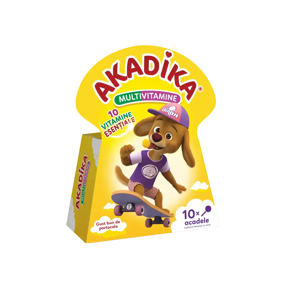 Akadika Acadele Multivitamine, 10 bucati, Fiterman Pharma