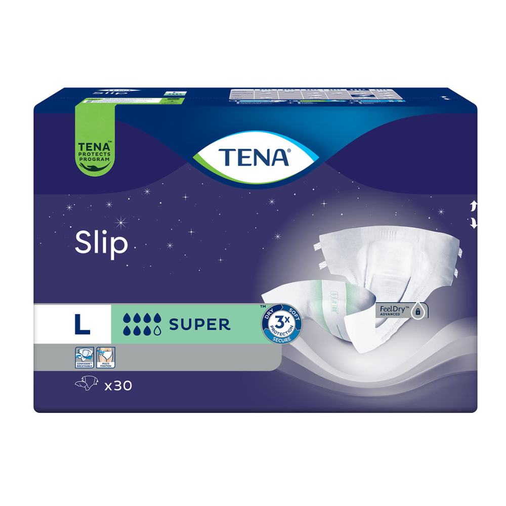 Scutece pentru adulti Slip Super, L, 30 bucati, Tena