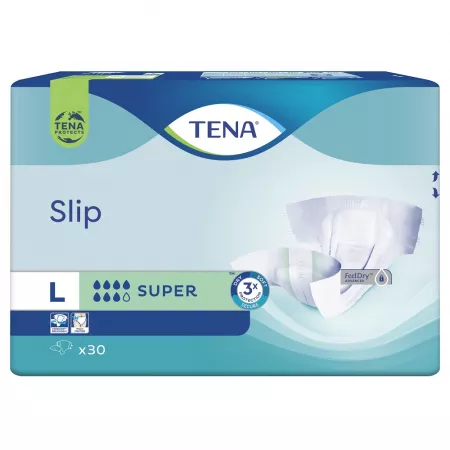 Scutece pentru adulti Slip Super, L, 30 bucati, Tena