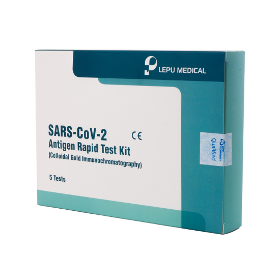 Kit Test Rapid Antigen Sars-Cov-2, 5 teste, Lepu Medical