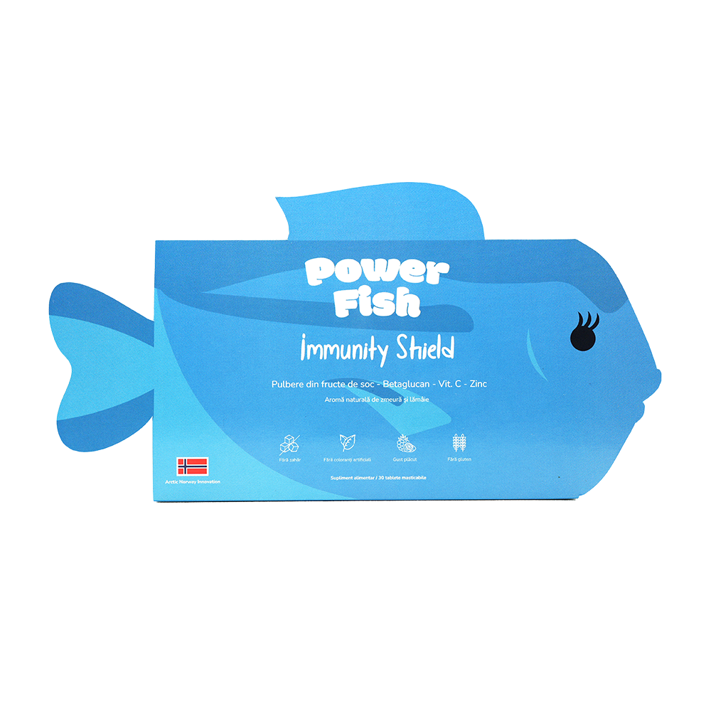 Immunity Shield pentru fete, 30 jeleuri, PowerFish