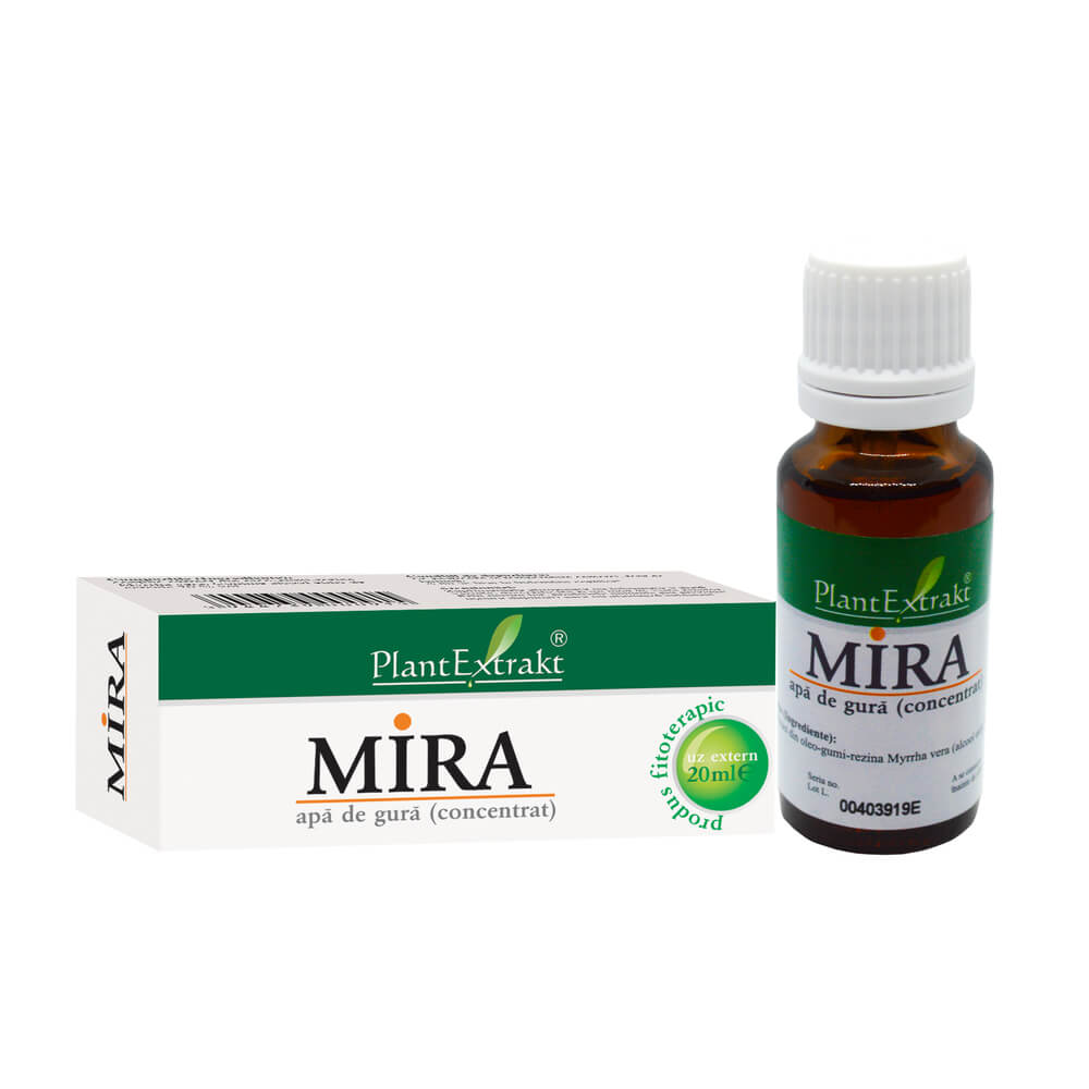 Apa de gura Mira, 20 ml, Plant Extrakt