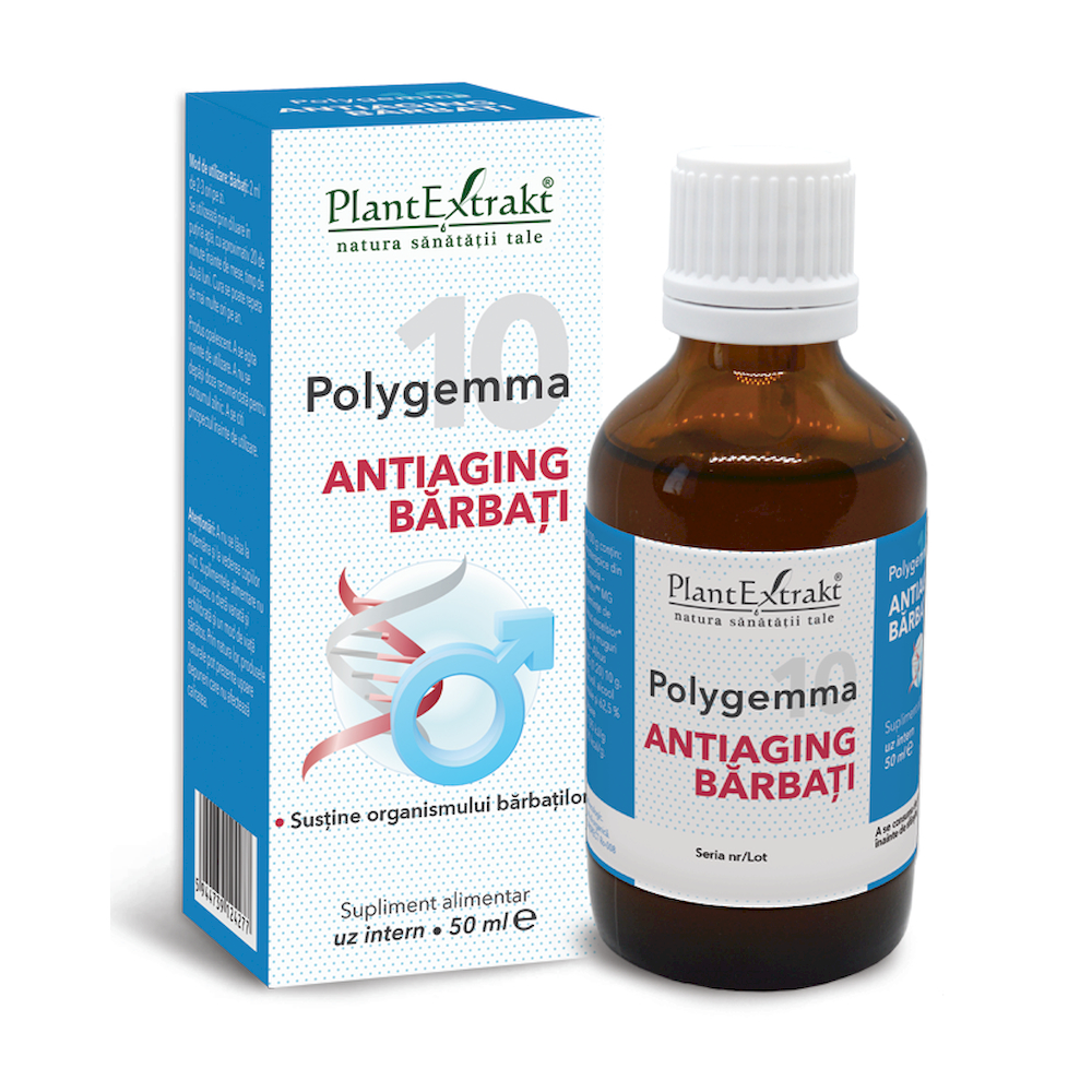 Polygemma 10, Barbati 50+, 50 ml, PlantExtrakt