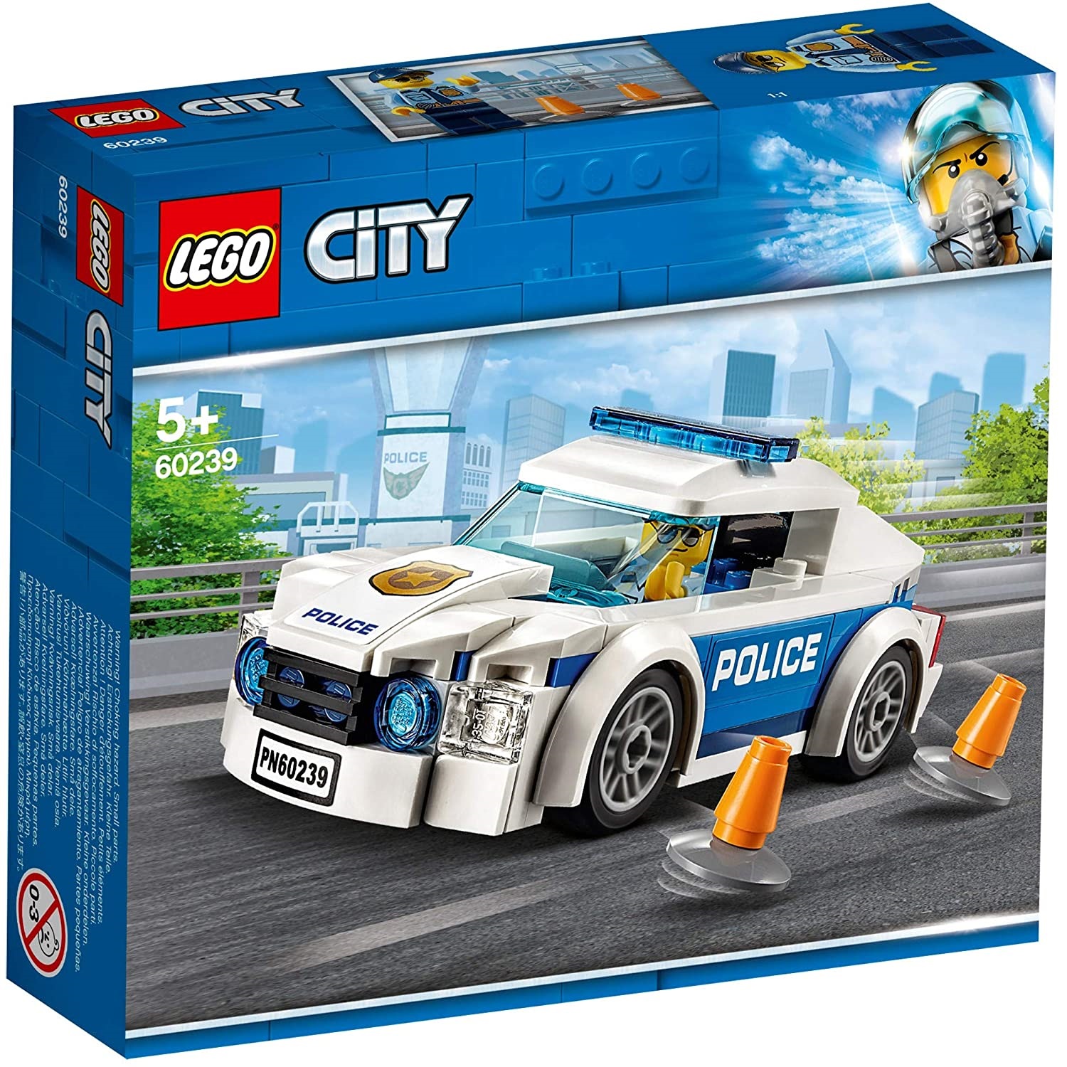 Masina de politie pentru patrulare, L60239, Lego