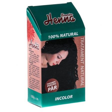 Masca tratament incolor pentru par Sonia Henna, 100 g, Kian Cosmetics