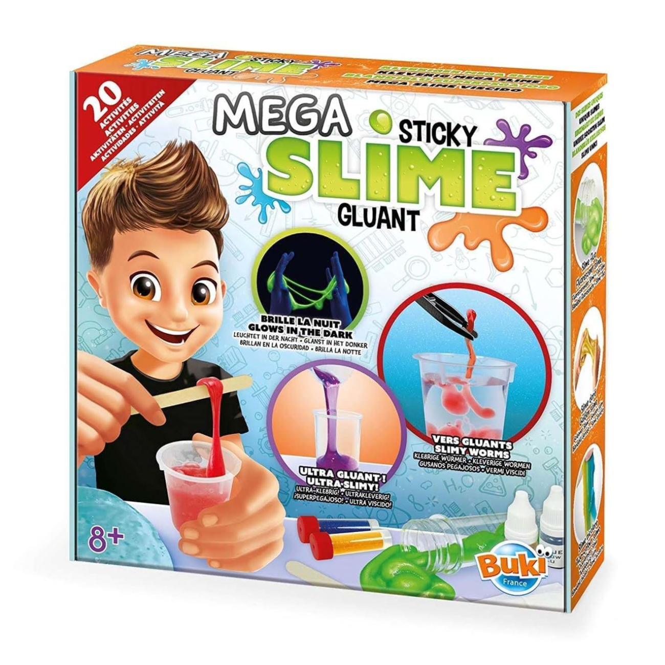 Set de creatie Mega Slime, 8+ ani, Buki