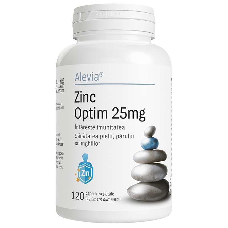 Zinc Optim, 25 mg, 120 capsule, Alevia