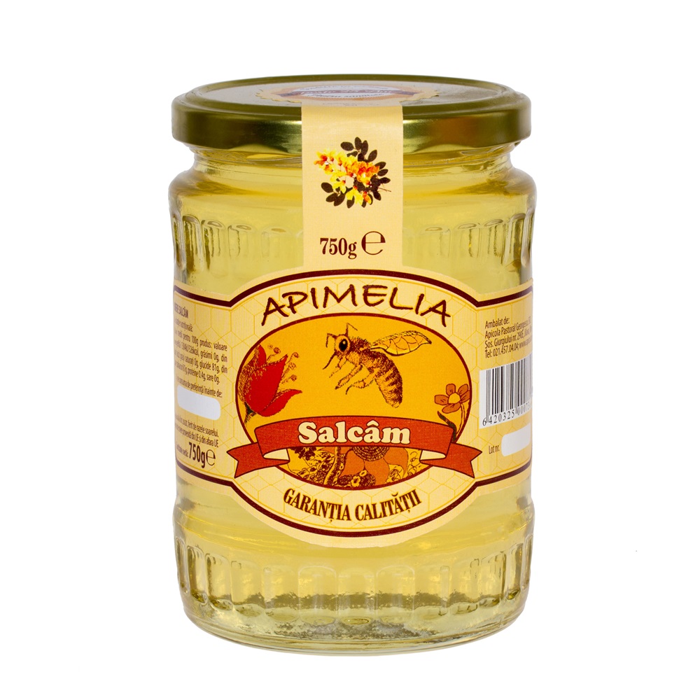 Miere de salcam, 750 g, Apimelia