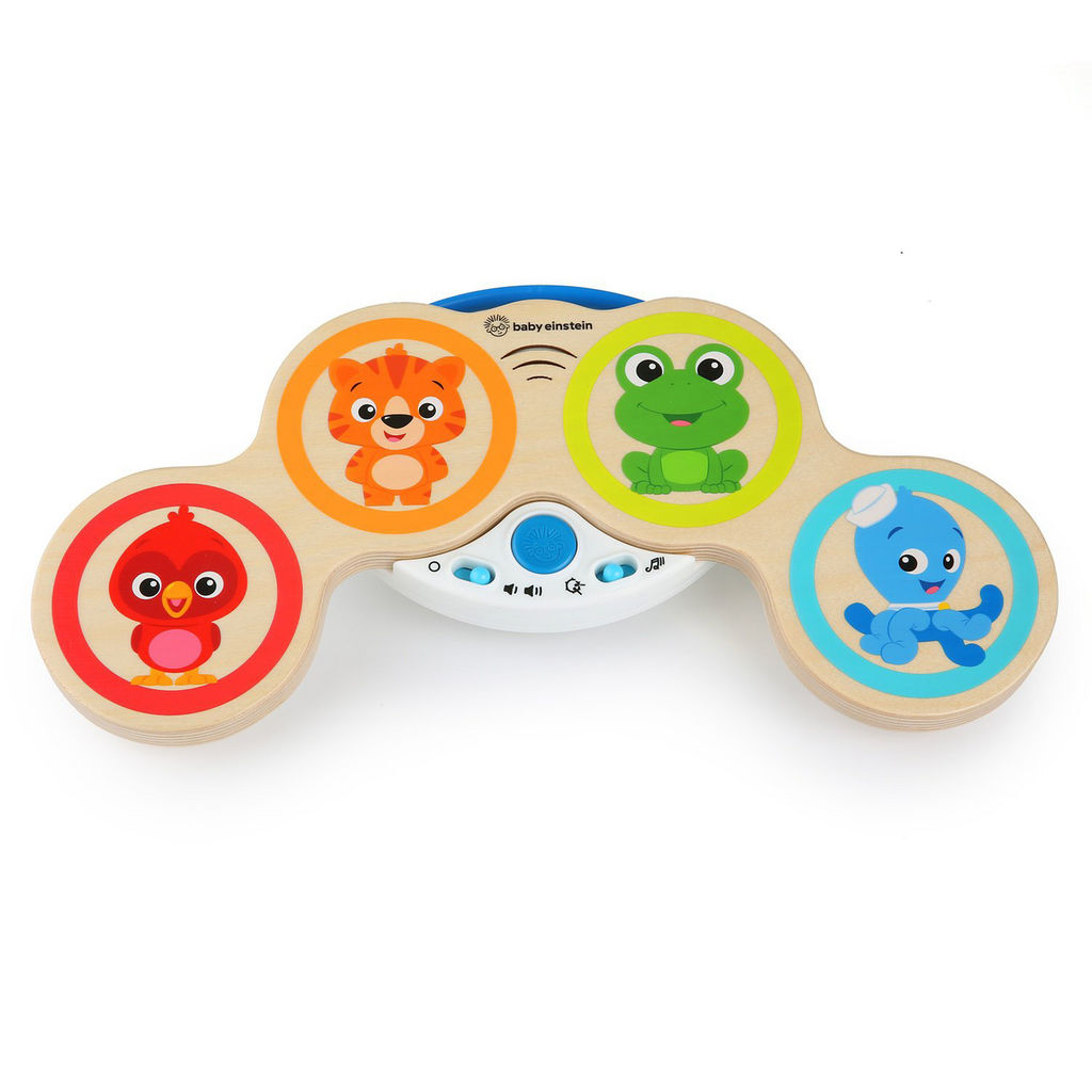 Jucarie muzicala de lemn Hape Magic Touch Drums, +12 luni, Baby Einstein