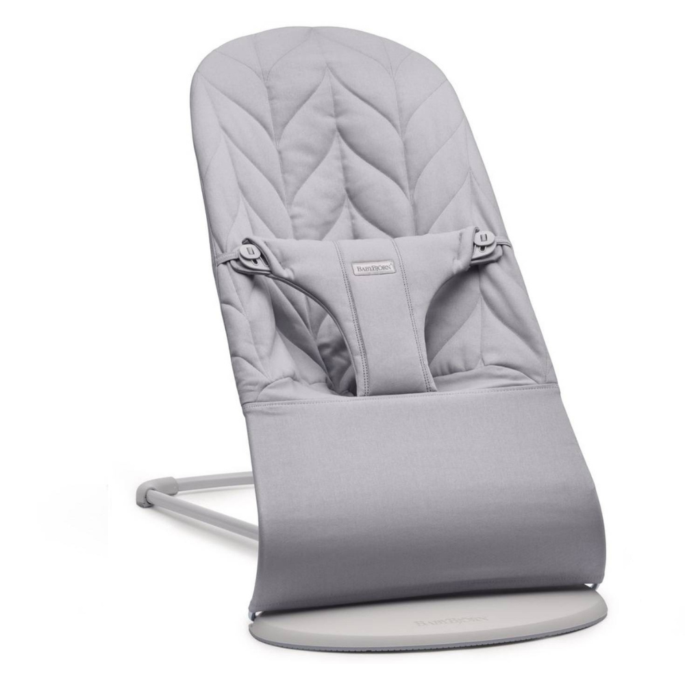 Balansoar Bliss cu aspect delicat de petala, 3,5 - 13 kg, Light Grey, BabyBjorn