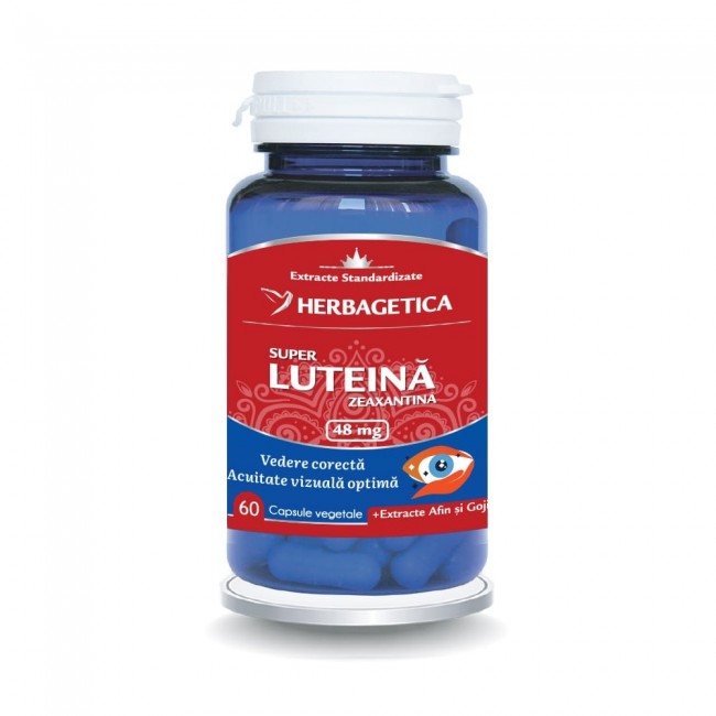 Super Luteina Zeaxantina, 60 capsule, Herbagetica