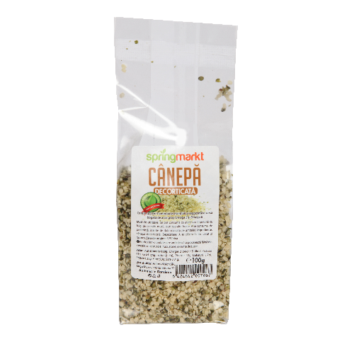 Seminte de canepa decorticata, 250 g, Spring Markt