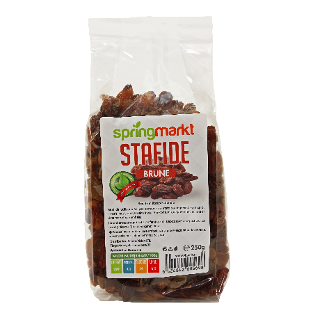 Stafide brune, 250 g, Spring Markt