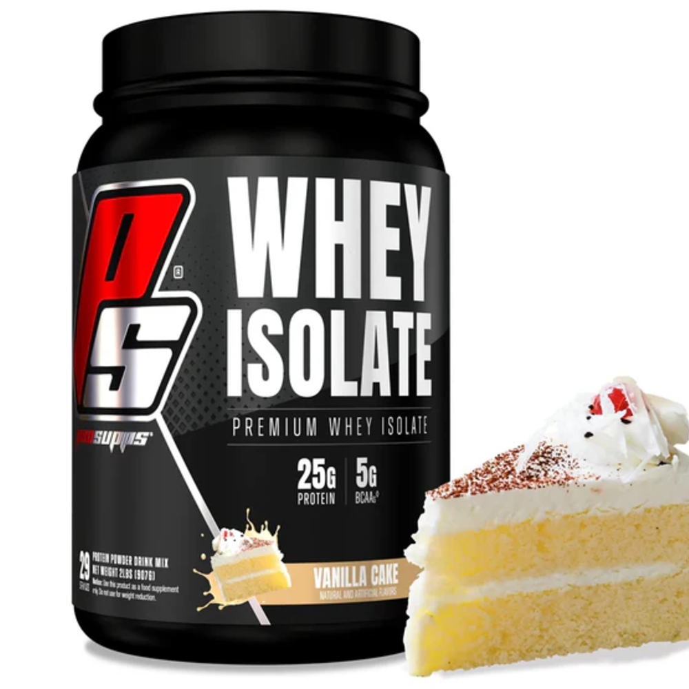 Proteina din zer Whey Isolate, 907 g, Vanilla Cake, Prosupps