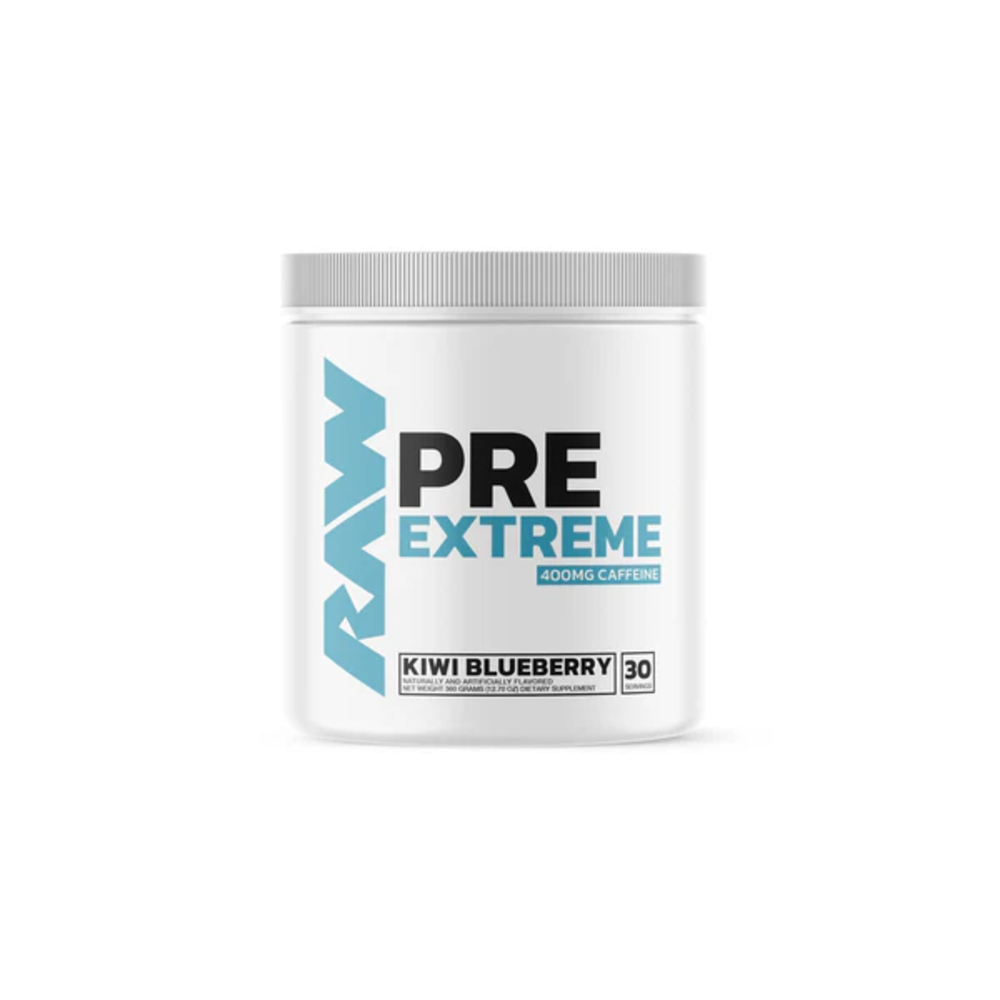 Pre Workout Extreme, 360 g, Kiwi Blueberry, Raw Nutrition