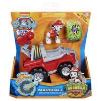 Patrula Catelusilor Vehicul si figurina catelus Marshal cu figurina Dino surpriza, Nickelodeon