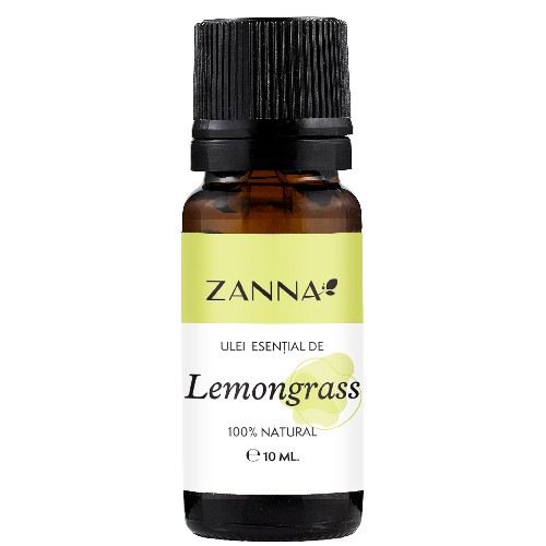 Ulei esential de lemongrass, 10 ml, Zanna