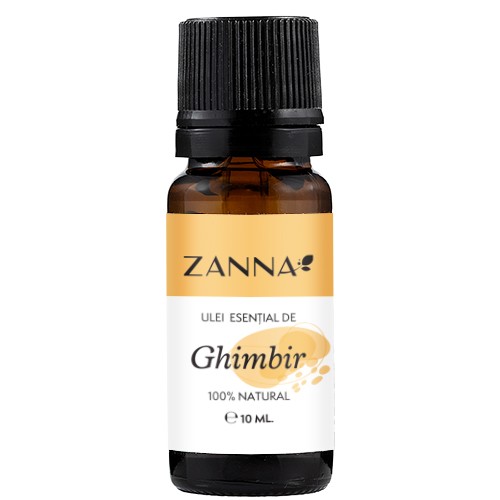 Ulei esential de ghimbir, 10 ml, Zanna