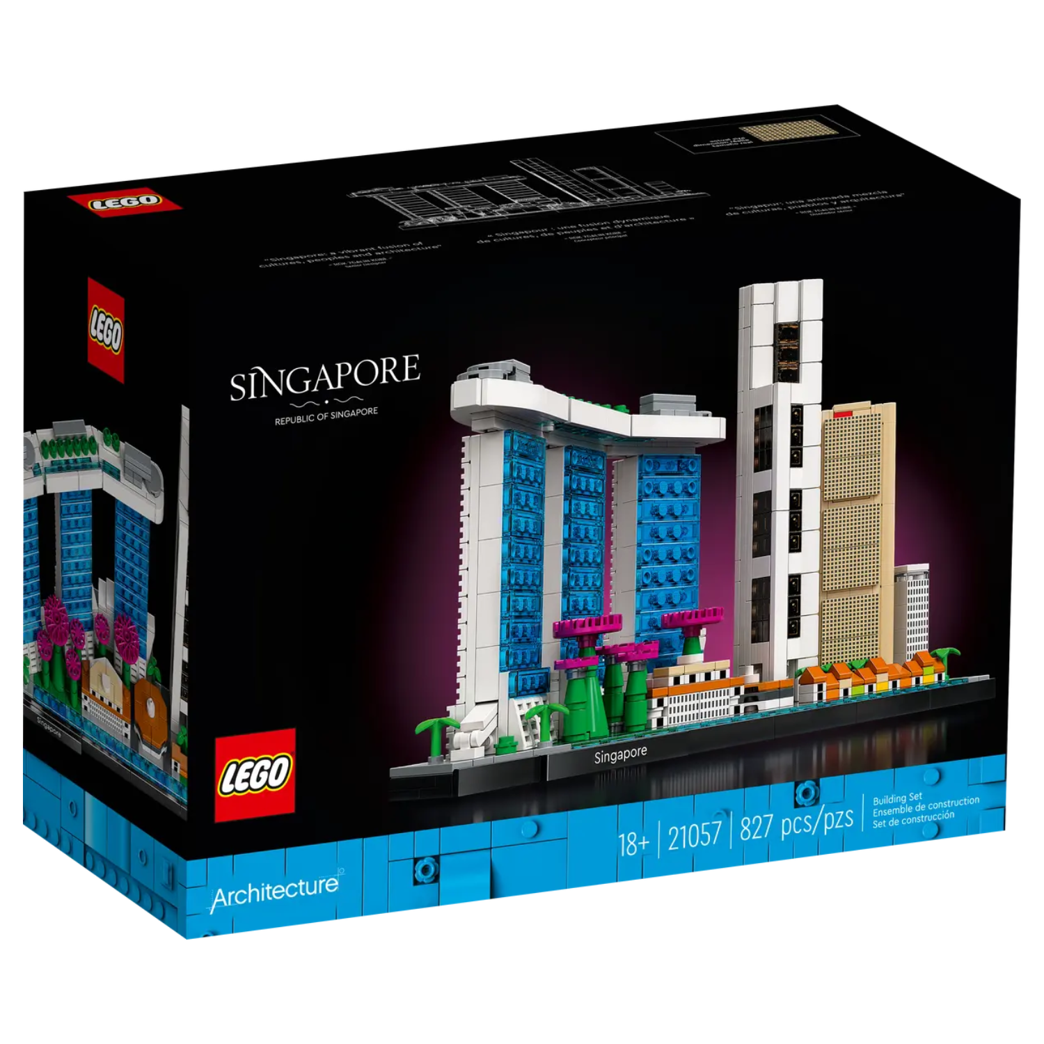 Joc de arhitectura Singapore Architecture, 18+ ani, 21057, Lego