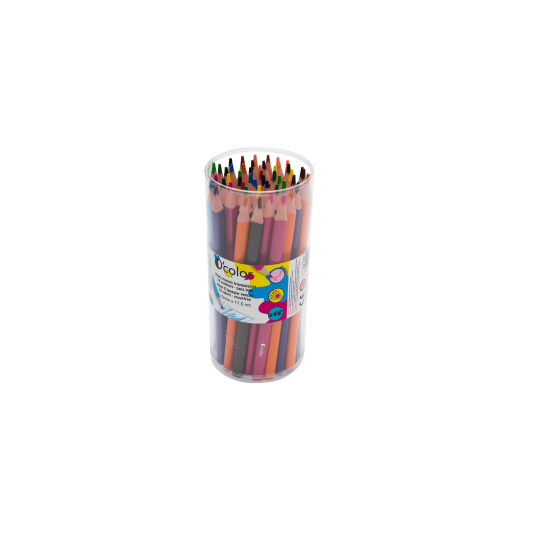 Set 48 creioane colorate, Maxi Mina, 4mm, O Color