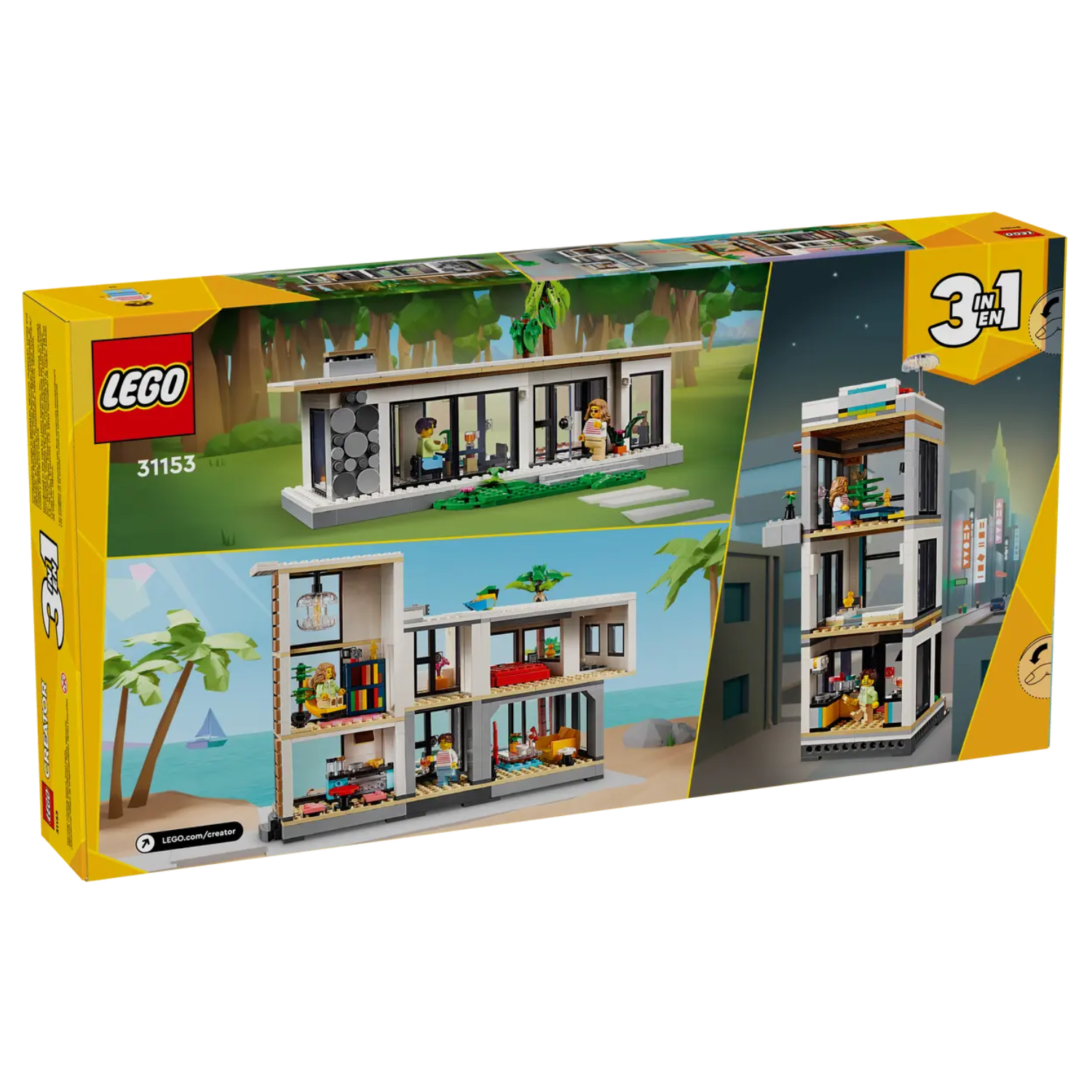 Casa Moderna, 9+ ani, 31153, Lego Creator 3 in 1