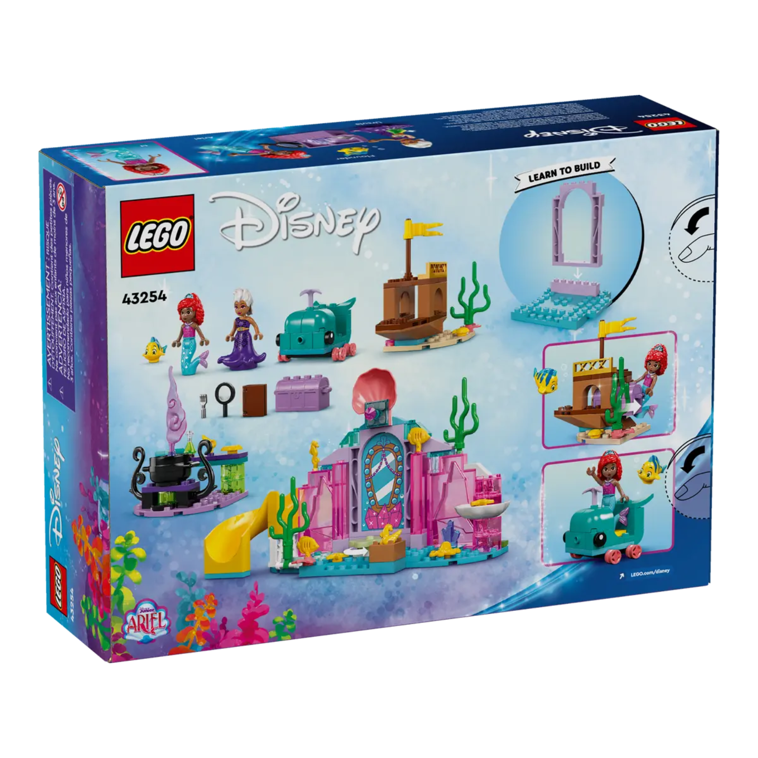 Pestera de Cristal a lui Ariel, 4+ ani, 43254, Lego Disney Princess