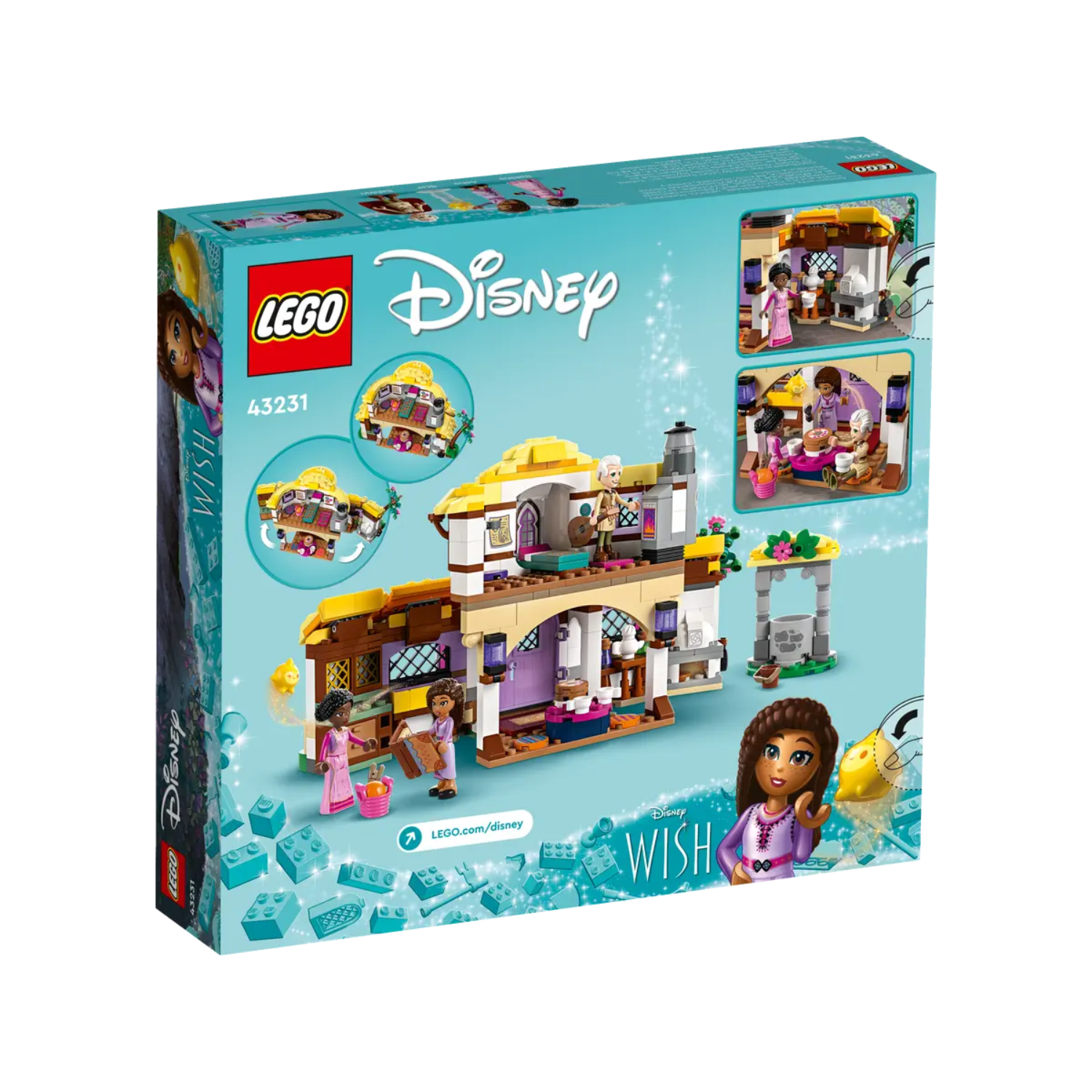 Wish Coliba Ashei, 7+ ani, 43231, Lego Disney Princess