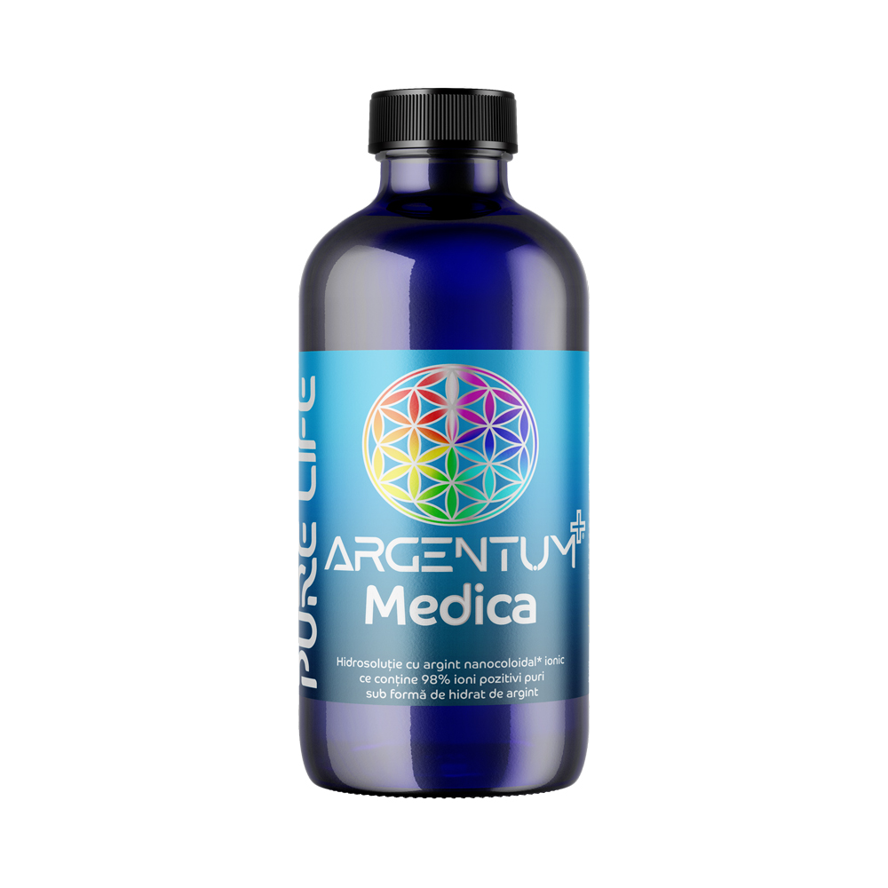 Argint nanocoloidal Argentum+ Medica, 240 ml, Pure Life