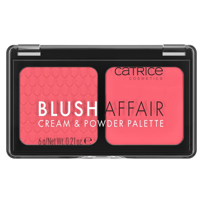 Paleta de fard de obraz crema si pudra Blush Affair, 010, Stunning Strawberry , 6 g, Catrice