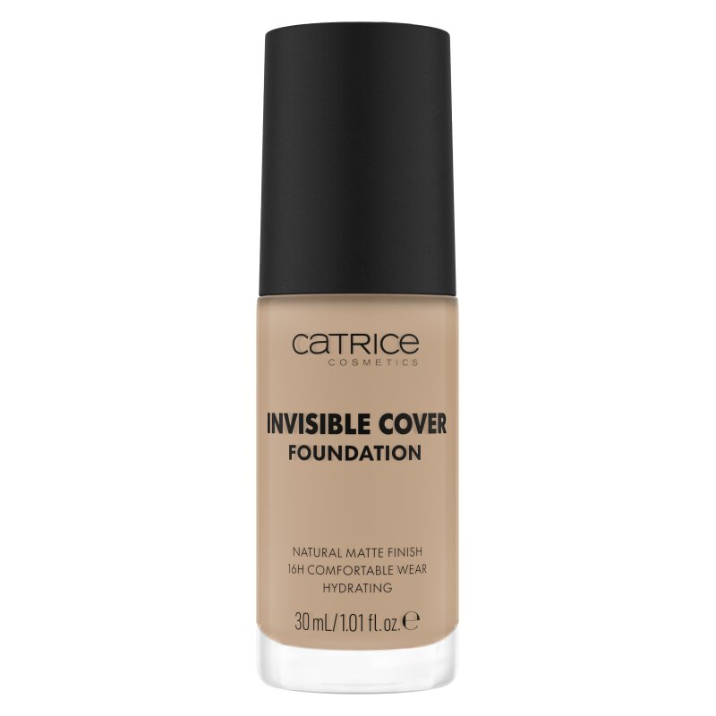 Fond de ten Invisible Cover Foundation, 017N, 30 ml, Catrice