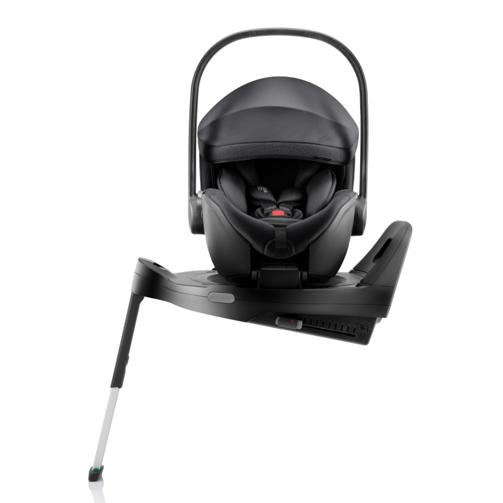 Scoica auto Baby Safe Pro cu Baza Isofix Vario 5Z inclusa, 40 - 85 cm, Style Carbon Black, Britax