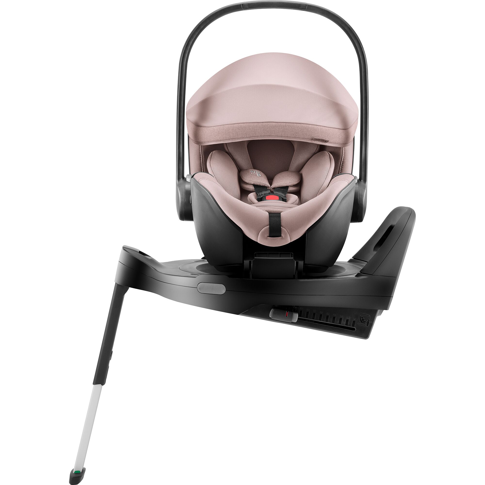 Scoica auto Baby Safe Pro cu Baza Isofix Vario 5Z inclusa, 40 - 85 cm, Style Dusty Rose, Britax