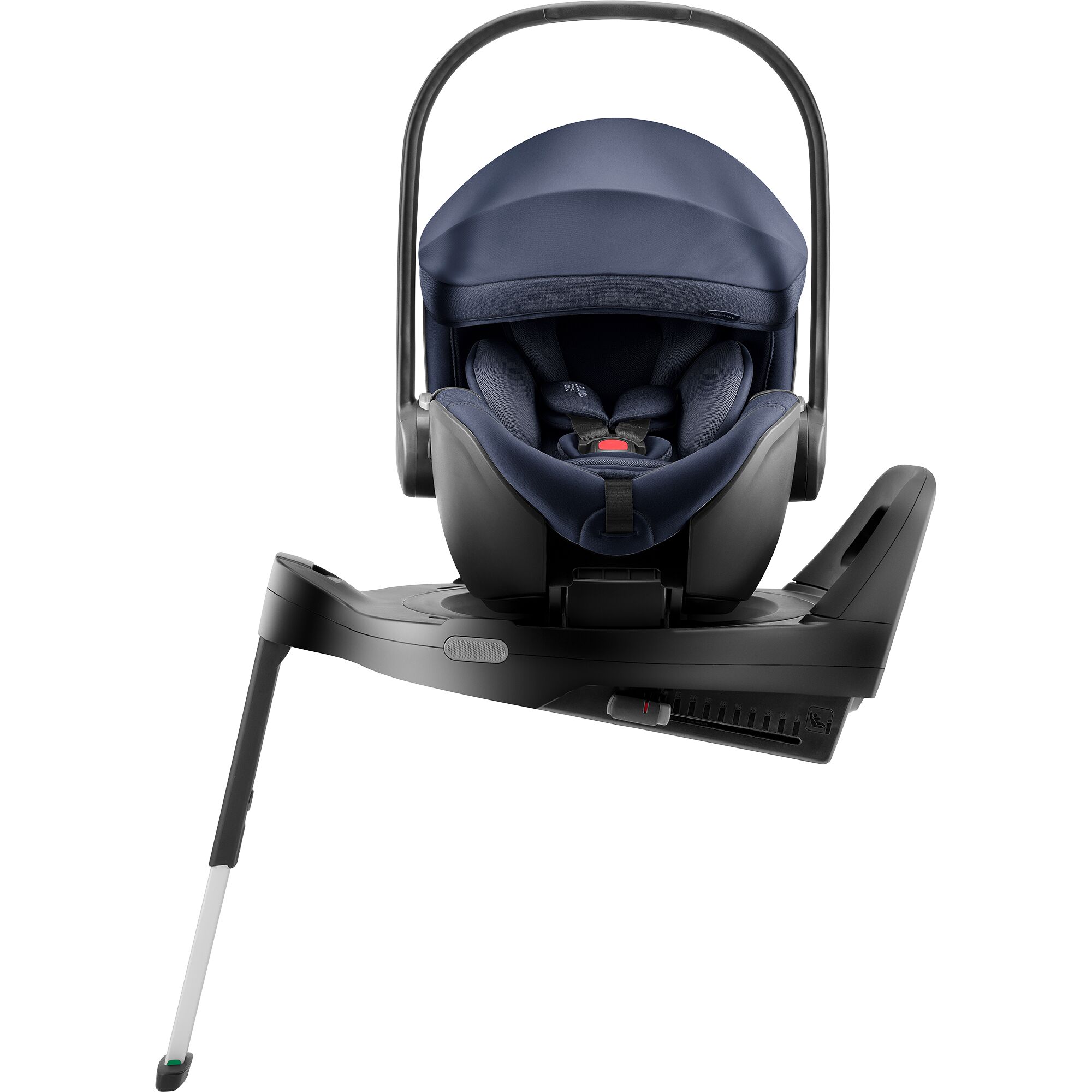 Scoica auto Baby Safe Pro cu Baza Isofix Vario 5Z inclusa, 40 - 85 cm, Style Night Blue, Britax