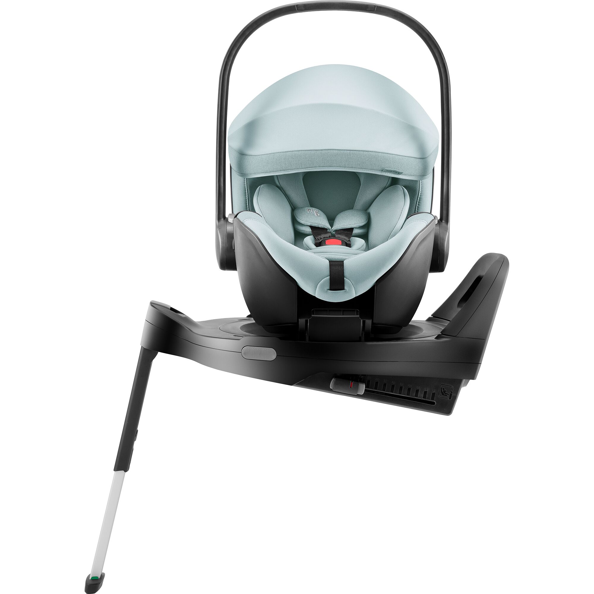 Scoica auto Baby Safe Pro cu Baza Isofix Vario 5Z inclusa, 40 - 85 cm, Style Harbour Blue, Britax