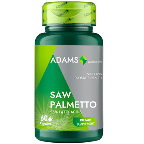 Saw Palmetto, 500 mg, 60 capsule, Adams Supliments