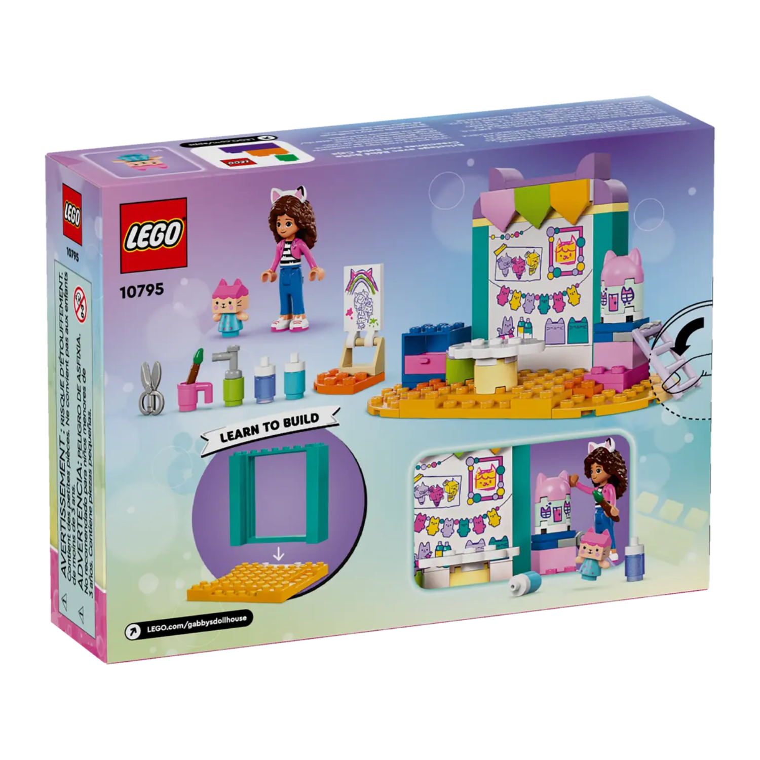 Creatii mestesugite cu Bebe Cutiuta, 4+ ani, 10795, Lego Gabbys DollHouse