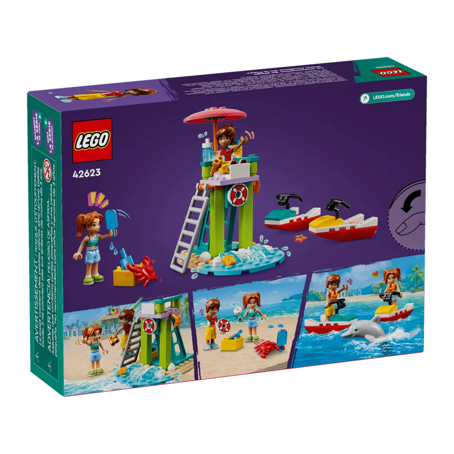 Scuter acvatic pe litoral, 5+ ani, 42623, Lego Friends